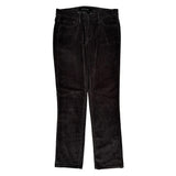 Calvin Klein Jeans Cord Trousers - 30″ Waist Black Corduroy