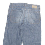 LERROS Mens Blue Denim Casual Shorts XL W33 Comfortable Cotton Blend