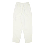 SEASON TICKET Womens Cotton Blend White Relaxed Straight Trousers W24 L28 Casual