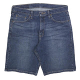 WRANGLER Mens Denim Blue Shorts M W32 Classic Cotton Blend Casual