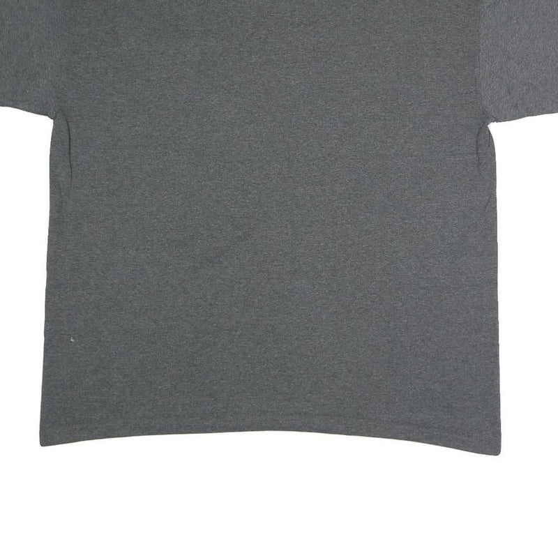 RUSSELL ATHLETIC Mens Grey Graphic T-Shirt XL Short Sleeve Crew Neck Cotton