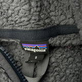 Patagonia 1/4 Zip Fleece - Small Gray Polyester