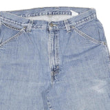 M Mens Denim Blue Casual Shorts L W32 Cotton Blend Comfortable Fit