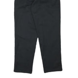 DICKIES Mens Cotton Blend Black Regular Fit Straight Leg Trousers W32 L31
