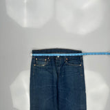 501 Levis Jeans - 35W 30L Blue Cotton