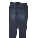 DKNY Womens Slim Blue Denim Jeans Cotton Blend Zip W28 L31 Stylish Fit