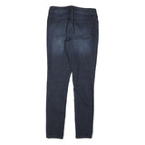 DKNY Womens Slim Blue Denim Jeans Cotton Blend Zip W28 L31 Stylish Fit