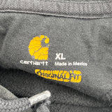 Carhartt Spellout Hoodie - XL Black Cotton