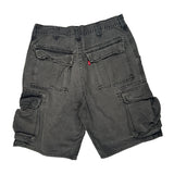 Levis Cargo Shorts - 36W 10L Grey Cotton