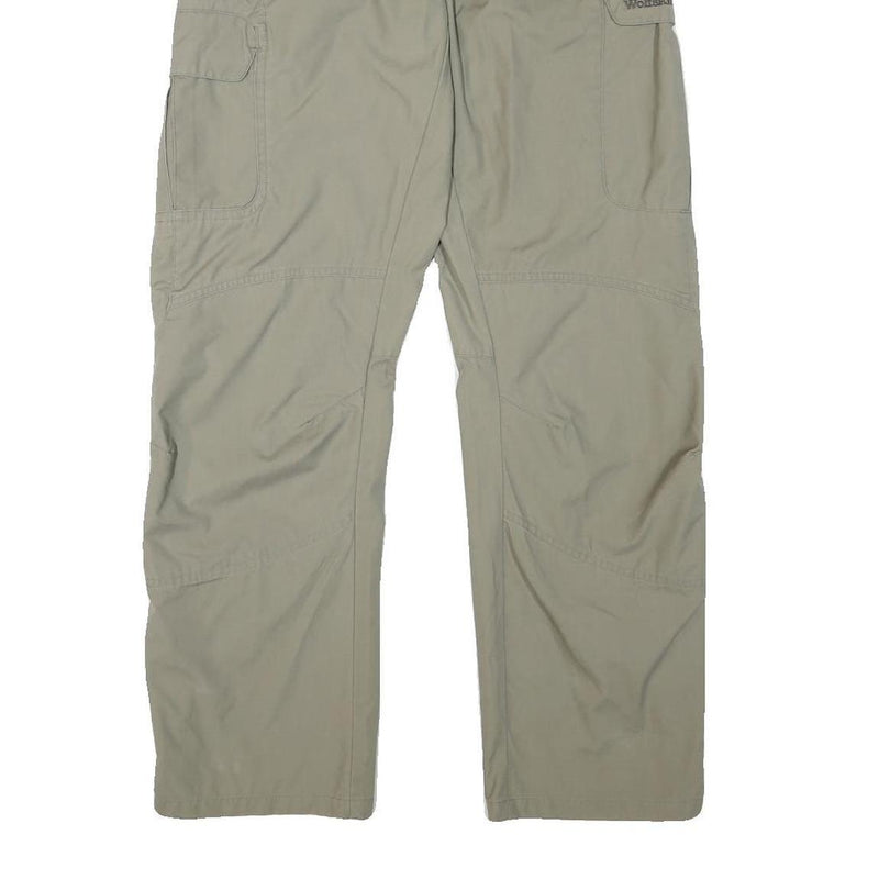 JACK WOLFSKIN Womens Regular Beige Outdoor Cargo Trousers W30 L31 Polyester
