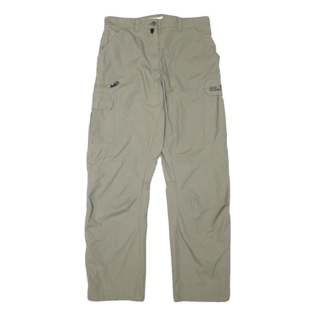 JACK WOLFSKIN Womens Regular Beige Outdoor Cargo Trousers W30 L31 Polyester