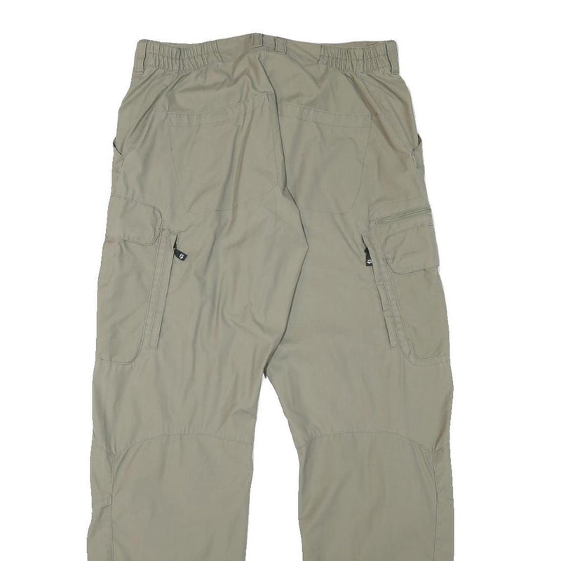 JACK WOLFSKIN Womens Regular Beige Outdoor Cargo Trousers W30 L31 Polyester
