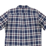 NAUTICA Mens Blue & White Plaid Check Short Sleeve Shirt M Casual Cotton