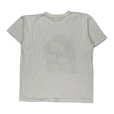 Soccer Pennant Graphic T-Shirt - XL White Cotton