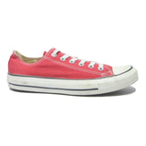 CONVERSE Chuck Taylor All Star Womens Canvas Low Top Trainers Red UK 5.5 Lace-Up