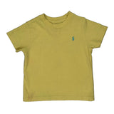 Age 2 Polo By Ralph Lauren T-Shirt - XS Yellow Cotton