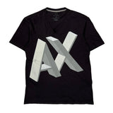Armani Exchange T-Shirt - Medium Black Cotton