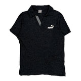 Puma Polo Shirt - Small Black Cotton Blend