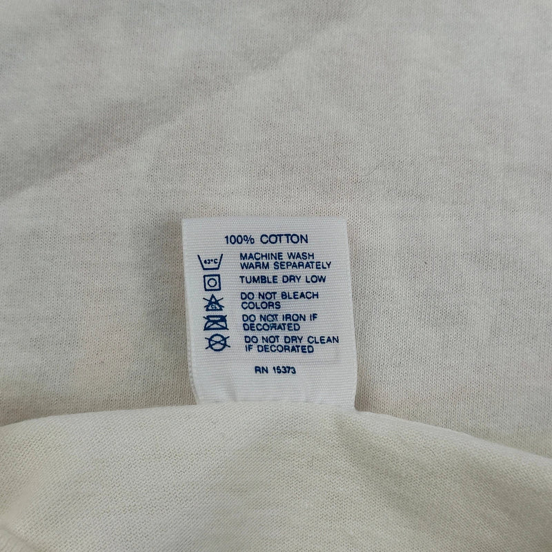 North Carolina Tar Heels Delta Single Stitch T-Shirt - 2XL Cream Cotton