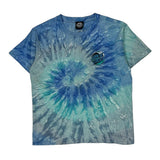 Age 11-12 Santa Cruz Tie-Dye T-Shirt - Medium Blue Cotton