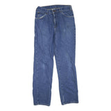 DICKIES Mens Regular Fit Straight Leg Denim Medium Blue W30 L32 Cotton Blend Zip