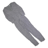 MINT VELVET Womens Grey Playsuit Star Print Long Sleeve UK 10 Polyester Blend