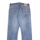 LEVI'S 501 Mens Jeans Blue Regular Straight Denim Medium W36 L34 Classic Fit