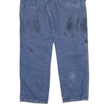 DICKIES Mens Blue Regular Fit Straight Leg Denim W30 L31 Workwear Zip Jeans