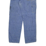 DICKIES Mens Blue Regular Fit Straight Leg Denim W30 L31 Workwear Zip Jeans