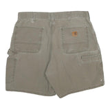 CHAMPION Mens Beige Workwear Shorts L W34 Cotton Casual Button Pocket