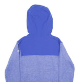 ADIDAS Womens Blue & Purple Full Zip Hoodie S Lightweight Sportswear Sweatshirt