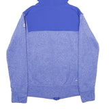 ADIDAS Womens Blue & Purple Full Zip Hoodie S Lightweight Sportswear Sweatshirt