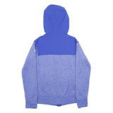 ADIDAS Womens Blue & Purple Full Zip Hoodie S Lightweight Sportswear Sweatshirt