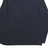 PORT & COMPANY Mens Black Union Mine Backs Graphic T-Shirt Long Sleeve Crew Neck