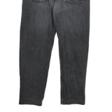 CARHARTT Mens Slim Fit Black Denim Jeans W32 L27 Cotton Blend Zip Casual Wear