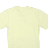 KARL KANI Mens Yellow Graphic T-Shirt 2XL Short Sleeve Crew Neck Casual Cotton
