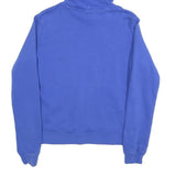 NIKE Mens Blue Thunder Soccer Hoodie M Cotton Blend Casual Sportswear