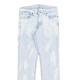 LEVI'S 511 SLIM Mens Jeans Blue Slim Straight Denim Light W32 L32 Stylish Zip