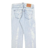 LEVI'S 511 SLIM Mens Jeans Blue Slim Straight Denim Light W32 L32 Stylish Zip