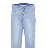 LEVI'S 502 Boys Jeans Blue Slim Straight Denim Medium W30 L32 Zip Cotton Blend
