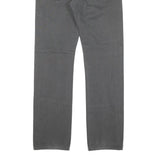 LEVI'S Mens Grey Slim Straight Woven Cotton Blend Trousers W30 L30 Casual
