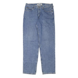 LEE Mens Blue Regular Fit Straight Leg Denim Medium Wash Jeans W34 L33 Classic