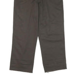 DICKIES Mens Cotton Blend Black Regular Straight Trousers W34 L27 Workwear Zip
