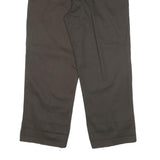 DICKIES Mens Cotton Blend Black Regular Straight Trousers W34 L27 Workwear Zip