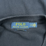 Polo By Ralph Lauren V-Neck Sweater - Small Navy Cotton
