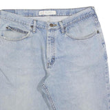 LEE Mens Shorts Blue Relaxed Fit Denim L W36 Casual Cotton Blend