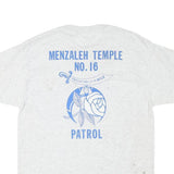 HANES Mens Grey Sacramento Graphic T-Shirt L Short Sleeve Crew Neck Vintage