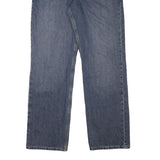 CARHARTT Mens Blue Regular Straight Denim W30 L30 Workwear Zip Closure Jeans