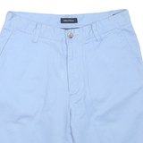 NAUTICA Mens Shorts Blue Casual Plain M W30 Comfortable Cotton Blend