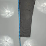 Carhartt Double Knee Carpenter Trousers - 21W 30L Grey Cotton